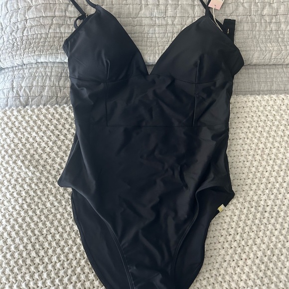 Summer Salt size 6LT The Long Torso Wave new with tags black once piece - Picture 2 of 6